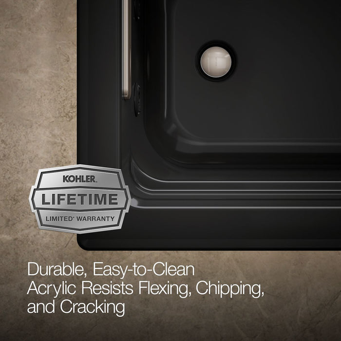 KOHLER Archer 66" x 32" drop-in whirlpool