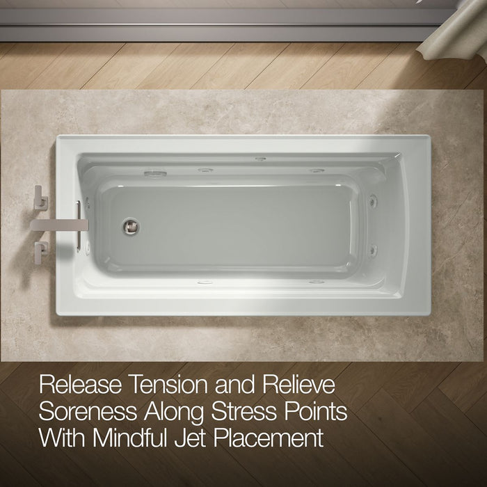 KOHLER Archer 66" x 32" drop-in whirlpool