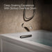 KOHLER K-1949-GHLAW Archer 66" x 32" alcove Heated BubbleMassage air bath with Bask heated surface, left drain, ice grey...