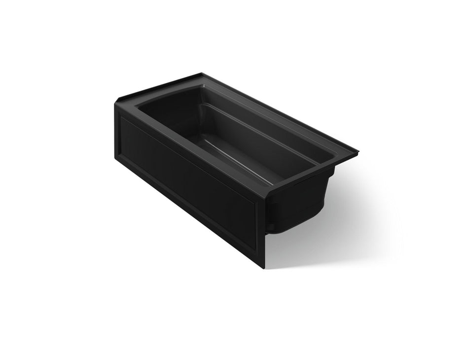 KOHLER Archer 66" x 32" alcove Heated BubbleMassage air bath, right drain