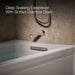 KOHLER Archer 66" x 32" alcove Heated BubbleMassage air bath, right drain