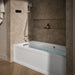 KOHLER K-1949-LAW Archer 66" x 32" alcove whirlpool bath with Bask heated surface, left drain, white - view 3