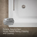 KOHLER K-1949-W1 Archer 66" x 32" drop-in whirlpool bath with Bask heated surface, white - view 4