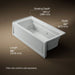 KOHLER K-1949-XGHRA Archer 66" x 32" alcove Heated BubbleMassage air bath and whirlpool, right drain, ice grey - view 5
