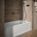 KOHLER K-1949-XGHRA Archer 66" x 32" alcove Heated BubbleMassage air bath and whirlpool, right drain, white - view 3