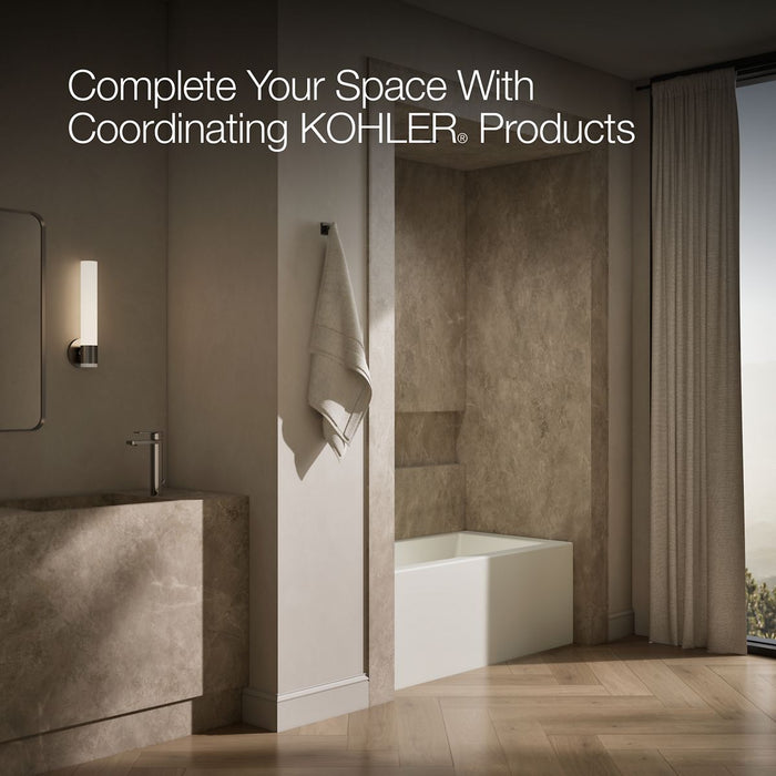 KOHLER Underscore 60" x 30" alcove bath, left drain