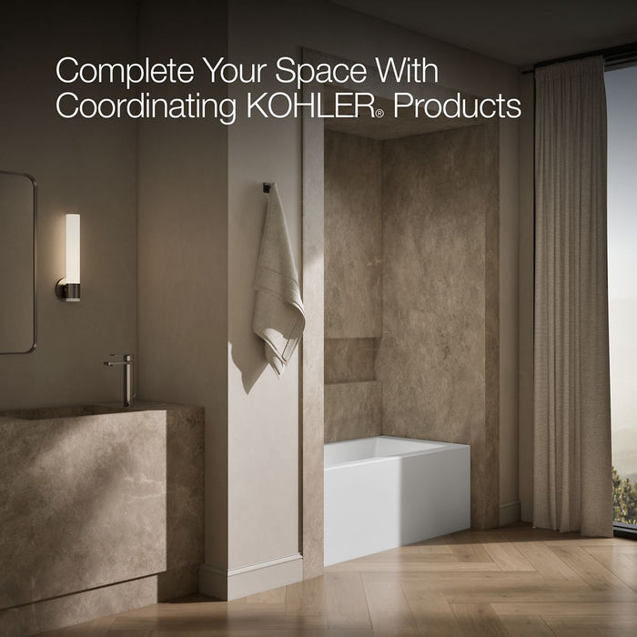 KOHLER Underscore 60" x 30" alcove bath, left drain