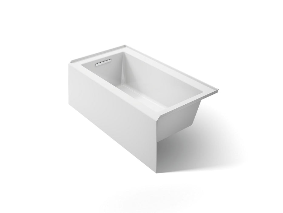 KOHLER K-1957-LA Underscore 60" x 32" alcove bath, left drain