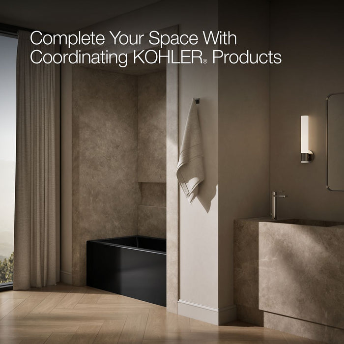 KOHLER K-1957-RA Underscore 60" x 32" alcove bath right drain