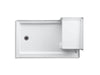 KOHLER K-1979 Tresham 60" x 36" alcove shower base, left drain