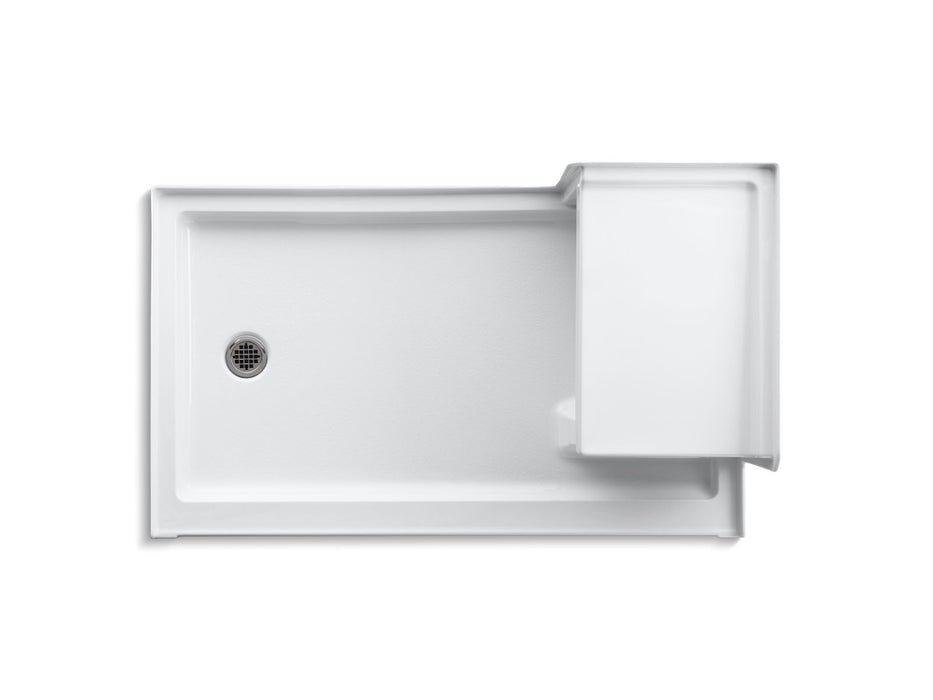 KOHLER K-1979 Tresham 60" x 36" alcove shower base, left drain