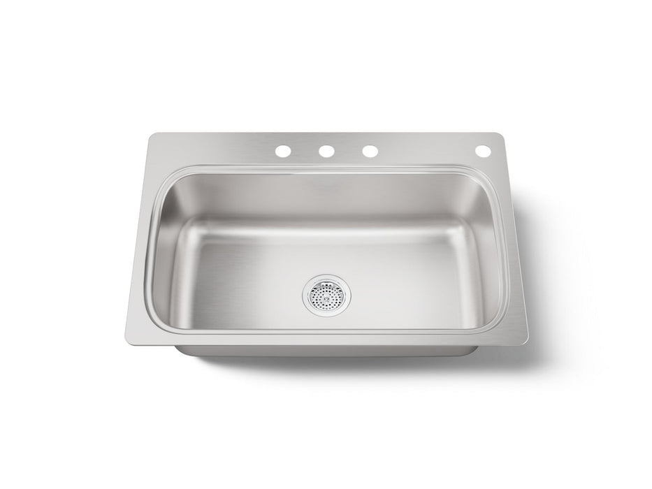 KOHLER Verse 33" top-mount single-bowl kitchen sink