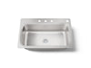 KOHLER K-20060-4 Verse 33" top-mount single-bowl kitchen sink