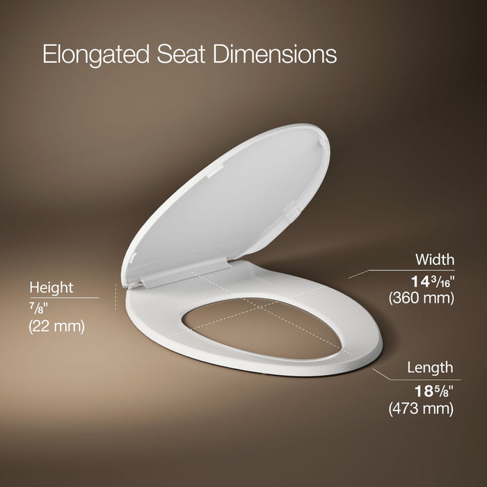 KOHLER K-20112 Brevia Elongated Toilet Seat