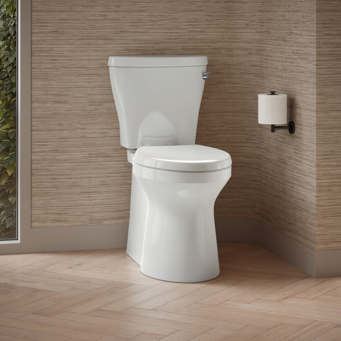 KOHLER K-20197 Betello Two-piece elongated toilet with skirted trapway, 1.28 gpf