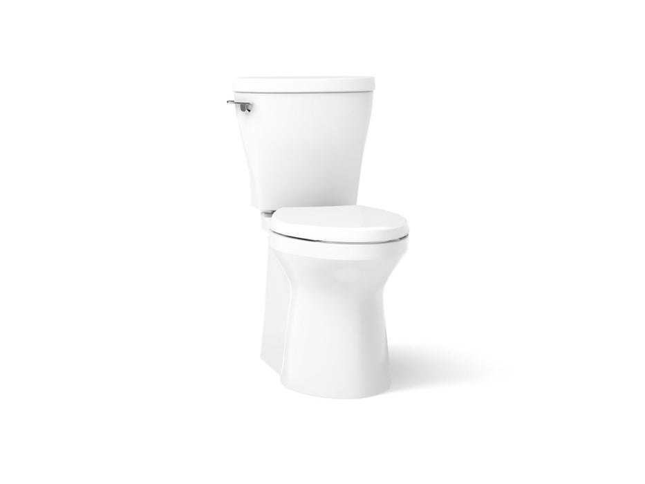 KOHLER K-20197 Betello Two-piece elongated toilet with skirted trapway, 1.28 gpf
