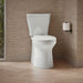 KOHLER K-20197-RA Betello Two-piece elongated toilet with skirted trapway, 1.28 gpf - White