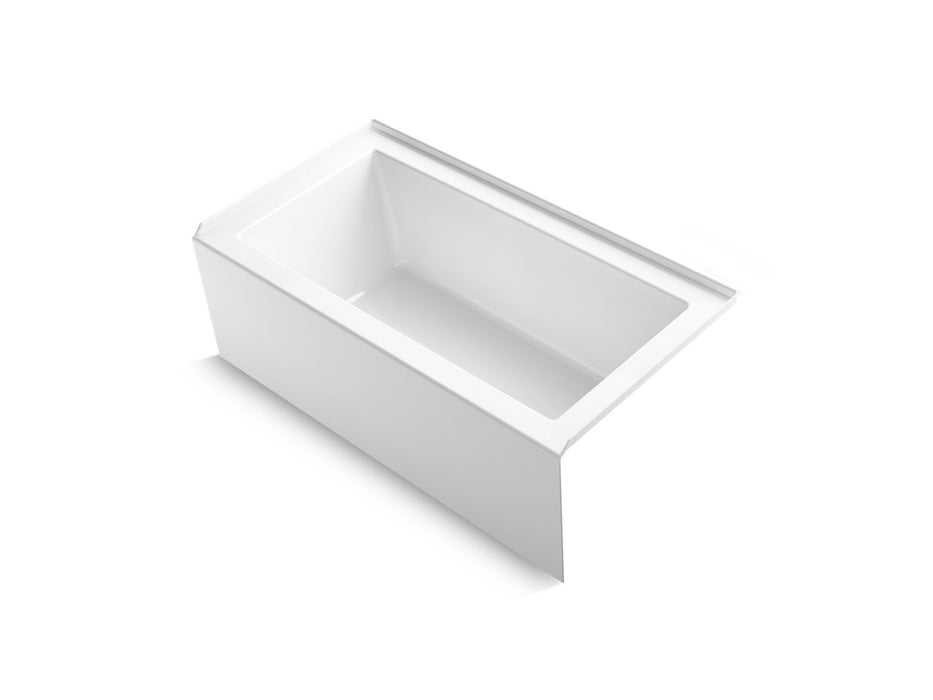 KOHLER K-20202-RA Underscore 60" x 32" alcove bath, right drain