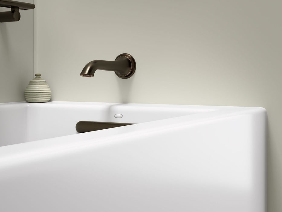 KOHLER K-20202-RA Underscore 60" x 32" alcove bath, right drain