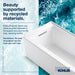 KOHLER K-20202-LA Underscore 60" x 32" alcove bath with integral apron, integral flange, and left-hand drain