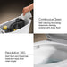 KOHLER Betello ContinuousClean XT toilet tank, 1.28 gpf