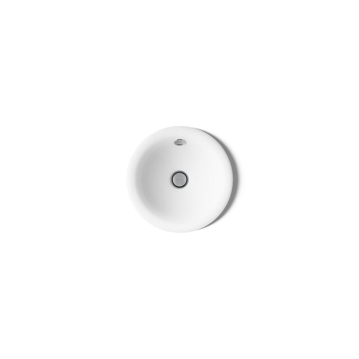 KOHLER Iron Plains 12" round drop-in/undermount/vessel bathroom sink