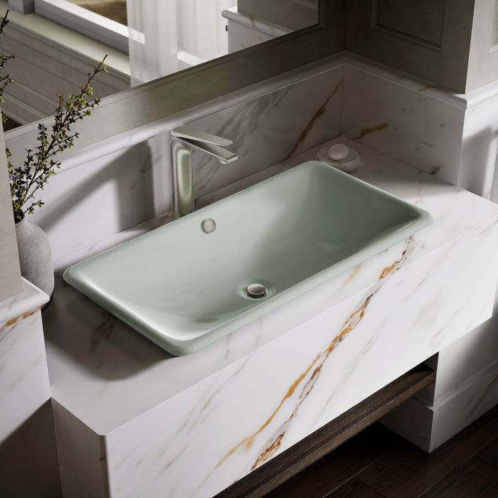 KOHLER K-20212-PAG Iron Plains 30" rectangular drop-in / undermount / vessel bathroom sink