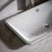 KOHLER K-20212-W Iron Plains 30" rectangular drop-in/undermount/vessel bathroom sink with White painted underside