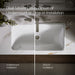 KOHLER K-20212 Iron Plains 30" rectangular drop-in/undermount bathroom sink, white - view 5