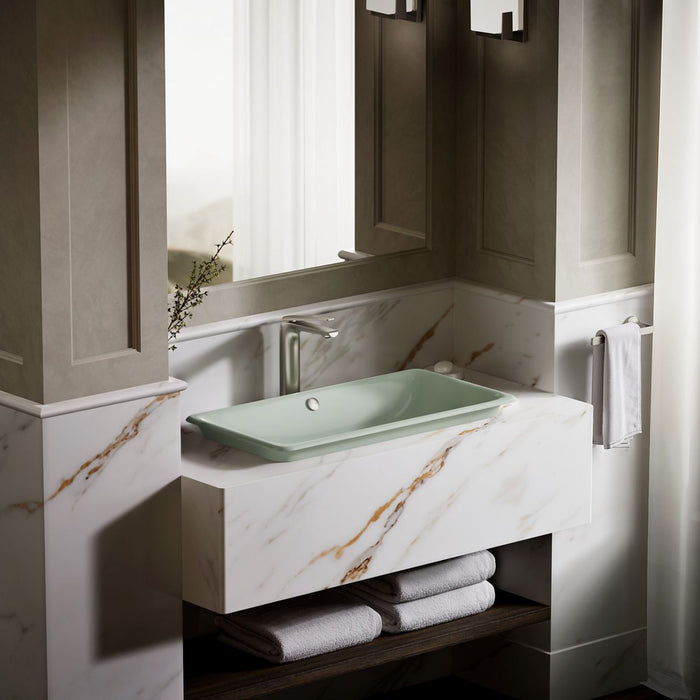 KOHLER K-20212-PAG Iron Plains 30" rectangular drop-in / undermount / vessel bathroom sink