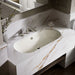 KOHLER K-20213-B Iron Plains 33" oval drop-in/undermount/vessel bathroom sink with Biscuit painted underside