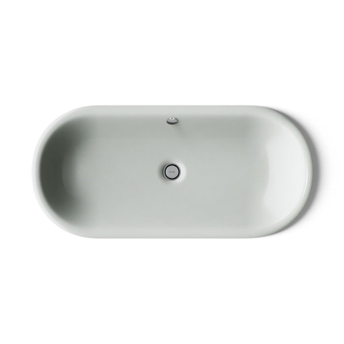 KOHLER K-20213 Iron Plains 33" oval drop-in/undermount bathroom sink, sea salt - view 4