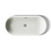 KOHLER K-20213-P5 Iron Plains 33" oval drop-in/undermount/vessel bathroom sink with Iron Black painted underside, dune -...