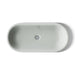 KOHLER K-20213-P5 Iron Plains 33" oval drop-in/undermount/vessel bathroom sink with Iron Black painted underside, sea...