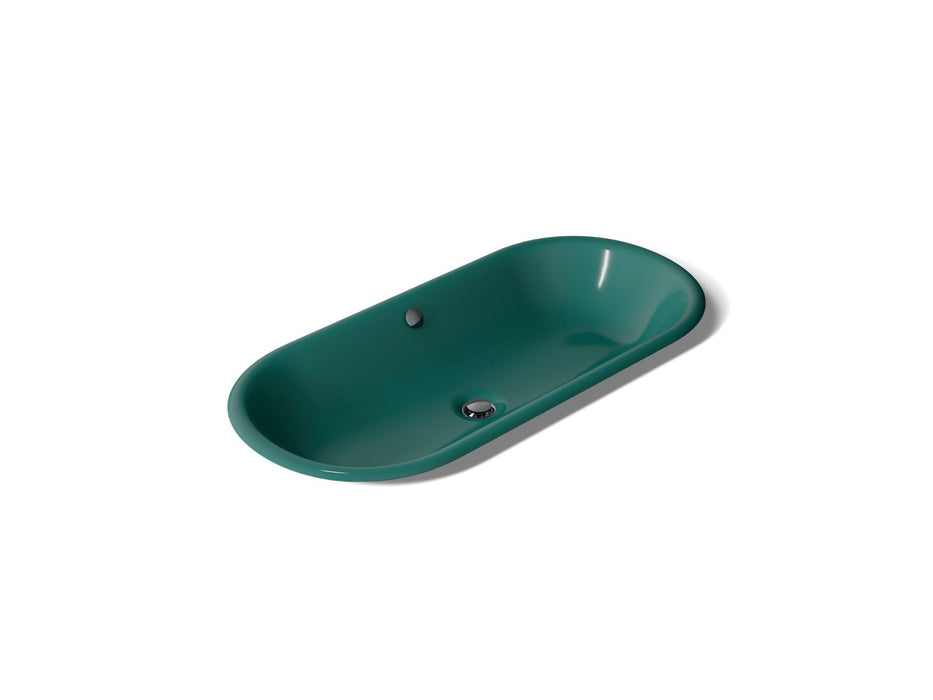 KOHLER K-20213-PAT Iron Plains 33" oval drop-in / undermount / vessel bathroom sink