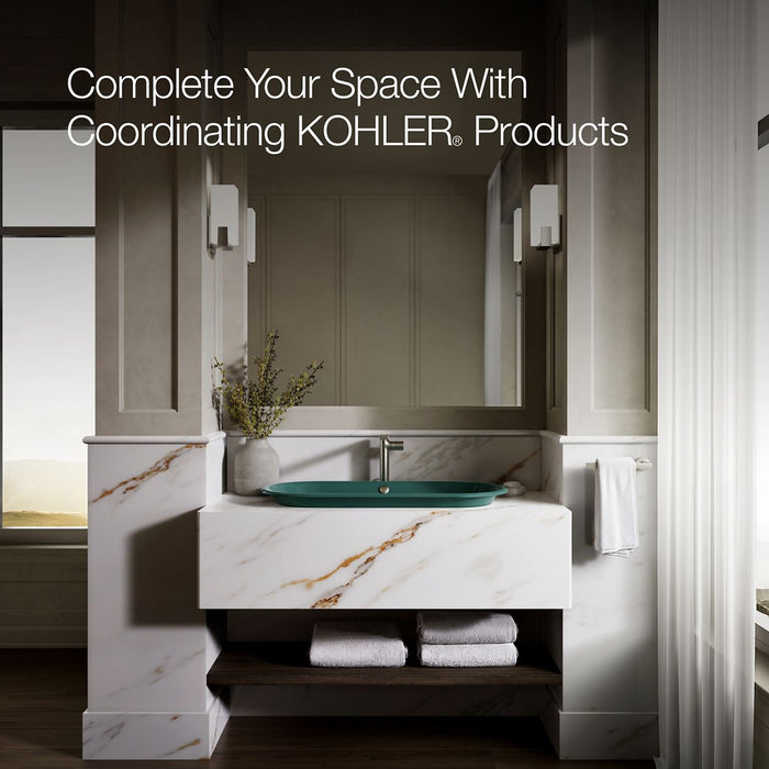 KOHLER K-20213-PAT Iron Plains 33" oval drop-in / undermount / vessel bathroom sink