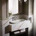 KOHLER K-20213-W Iron Plains 33" oval drop-in/undermount/vessel bathroom sink with White painted underside, sea salt - view 5