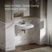 KOHLER Pinoir 22" oval wall-mount bathroom sink