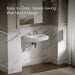 KOHLER Pinoir 22" oval wall-mount bathroom sink