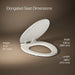 KOHLER Stonewood Quiet-Close elongated toilet seat