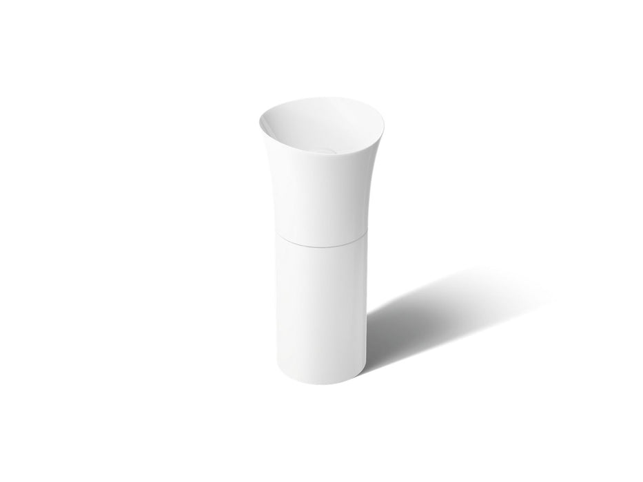 KOHLER K-20701-N Veil 16" pedestal bathroom sink, no overflow