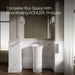 KOHLER K-20701 Veil 16" round pedestal bathroom sink, white - view 5