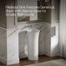 KOHLER K-20701-N Veil 16" pedestal bathroom sink, no overflow, white - view 3