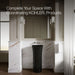 KOHLER Veil 16" round vessel bathroom sink or pedestal sink basin, no overflow