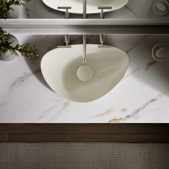KOHLER Veil 21" oval vessel bathroom sink, no overflow