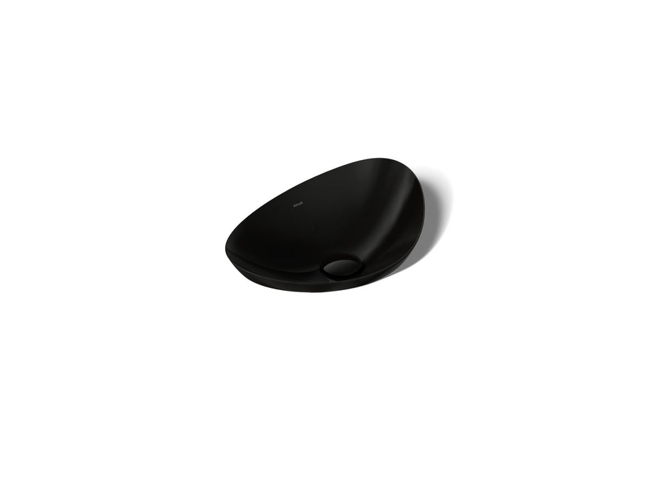 KOHLER Veil 21" oval vessel bathroom sink, no overflow