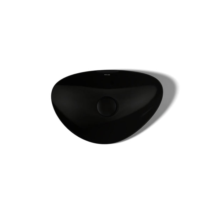 KOHLER Veil 21" oval vessel bathroom sink, no overflow