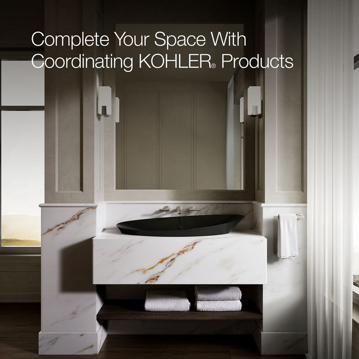 KOHLER Veil 38-1/2" oval vessel bathroom sink