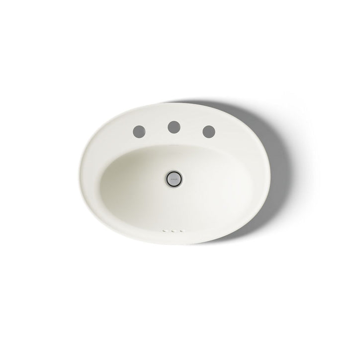 KOHLER Serif 22-1/4" oval drop-in bathroom sink