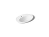 KOHLER K-2075-1 Serif 22-1/4" oval drop-in bathroom sink